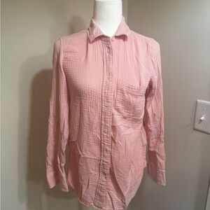 J crew cotton collared buttoned shirt